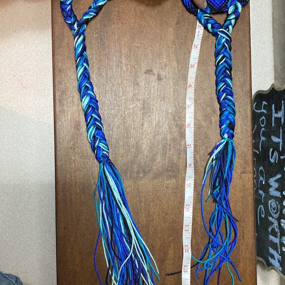 46-(B&B) Handcrafted. Macrame. Braided Toquillas.Tie Belt. - Picture 11 of 11